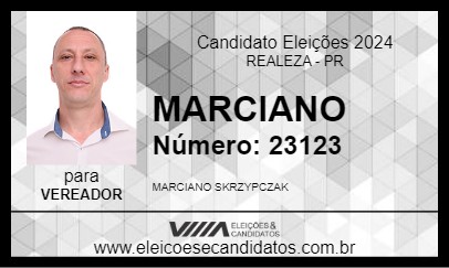 Candidato MARCIANO 2024 - REALEZA - Eleições