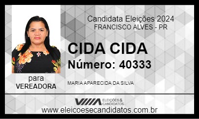 Candidato CIDA CIDA 2024 - FRANCISCO ALVES - Eleições