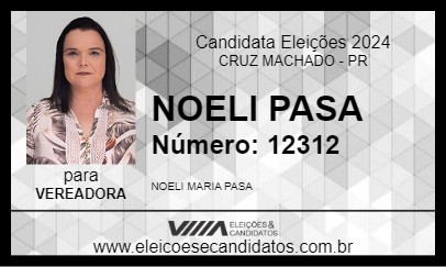 Candidato NOELI PASA 2024 - CRUZ MACHADO - Eleições