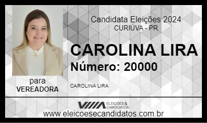 Candidato CAROLINE LIRA 2024 - CURIÚVA - Eleições