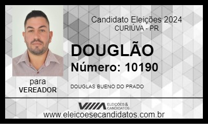 Candidato DOUGLÃO 2024 - CURIÚVA - Eleições