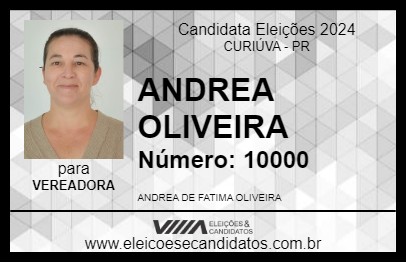 Candidato ANDREA OLIVEIRA 2024 - CURIÚVA - Eleições