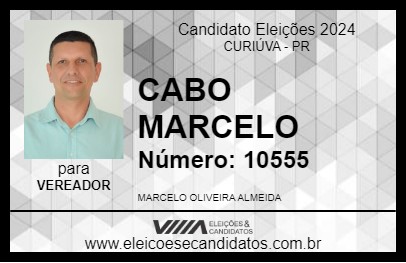 Candidato CABO MARCELO 2024 - CURIÚVA - Eleições