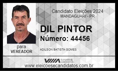 Candidato DIL PINTOR 2024 - MANDAGUARI - Eleições