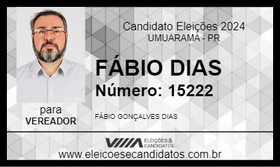 Candidato FÁBIO DIAS 2024 - UMUARAMA - Eleições