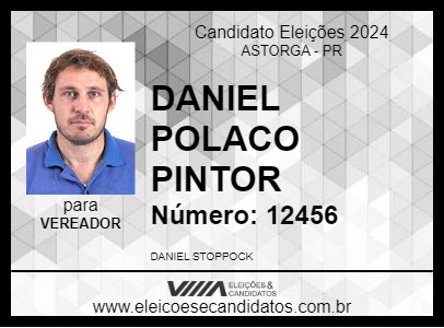 Candidato DANIEL POLACO PINTOR 2024 - ASTORGA - Eleições