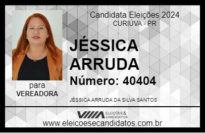 Candidato JÉSSICA ARRUDA 2024 - CURIÚVA - Eleições