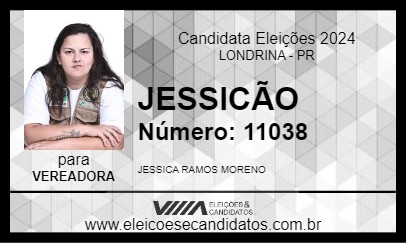 Candidato JESSICÃO 2024 - LONDRINA - Eleições