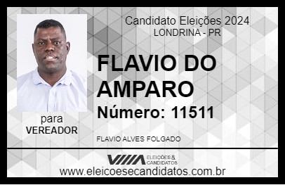 Candidato FLAVIO DO AMPARO 2024 - LONDRINA - Eleições