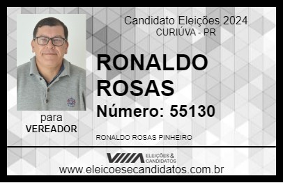 Candidato RONALDO ROSAS 2024 - CURIÚVA - Eleições