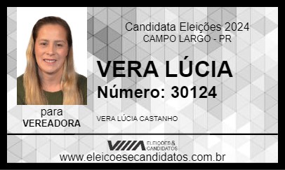 Candidato VERA LÚCIA 2024 - CAMPO LARGO - Eleições