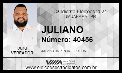 Candidato JULIANO 2024 - UMUARAMA - Eleições