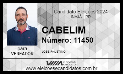 Candidato CABELIM 2024 - INAJÁ - Eleições