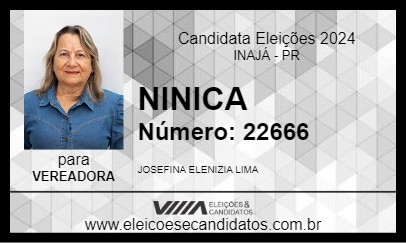 Candidato NINICA 2024 - INAJÁ - Eleições