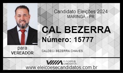 Candidato CAL BEZERRA 2024 - MARINGÁ - Eleições