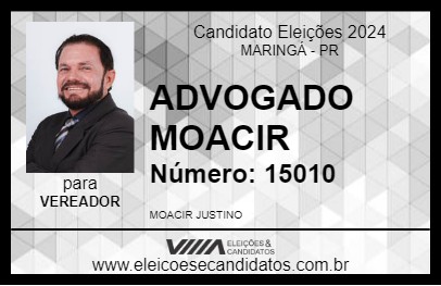 Candidato ADVOGADO MOACIR 2024 - MARINGÁ - Eleições