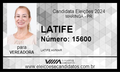 Candidato LATIFE 2024 - MARINGÁ - Eleições