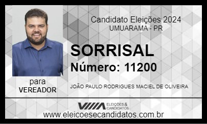 Candidato SORRISAL 2024 - UMUARAMA - Eleições