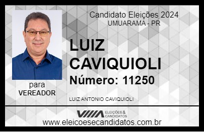 Candidato LUIZ ANTONIO 2024 - UMUARAMA - Eleições