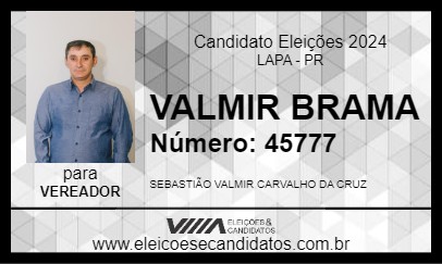 Candidato BRAHMA 2024 - LAPA - Eleições