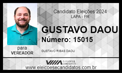 Candidato GUSTAVO DAOU 2024 - LAPA - Eleições