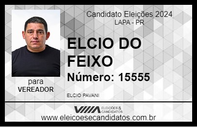 Candidato ELCIO DO FEIXO 2024 - LAPA - Eleições