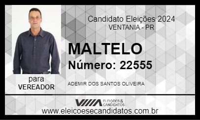 Candidato MALTELO 2024 - VENTANIA - Eleições