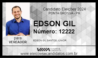 Candidato EDSON GIL 2024 - PONTA GROSSA - Eleições