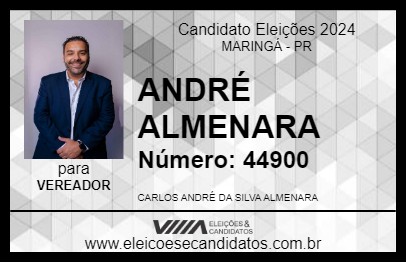 Candidato ANDRÉ ALMENARA 2024 - MARINGÁ - Eleições