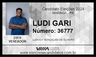 Candidato LUDI GARI 2024 - MARINGÁ - Eleições