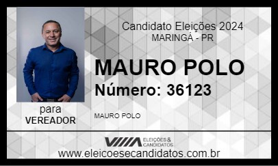 Candidato MAURO POLO 2024 - MARINGÁ - Eleições