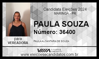 Candidato PAULA SOUZA 2024 - MARINGÁ - Eleições