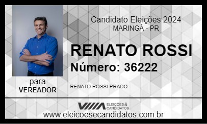 Candidato RENATO ROSSI 2024 - MARINGÁ - Eleições