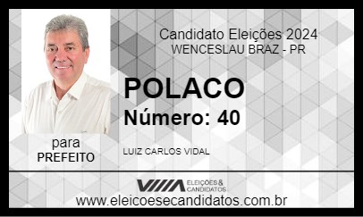 Candidato POLACO 2024 - WENCESLAU BRAZ - Eleições