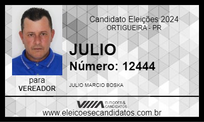 Candidato JULIO 2024 - ORTIGUEIRA - Eleições