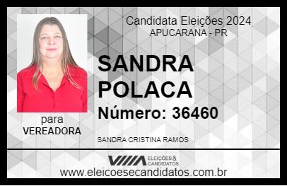 Candidato SANDRA POLACA 2024 - APUCARANA - Eleições