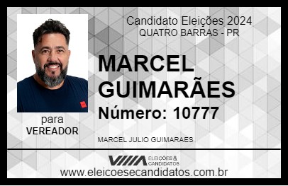 Candidato MARCEL GUIMARÃES 2024 - QUATRO BARRAS - Eleições