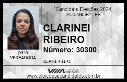 Candidato CLARINEI RIBEIRO 2024 - MEDIANEIRA - Eleições