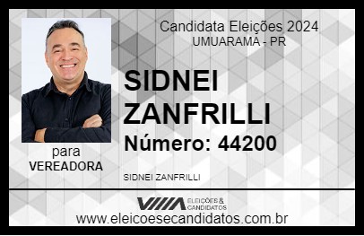 Candidato SIDNEI ZANFRILLI 2024 - UMUARAMA - Eleições