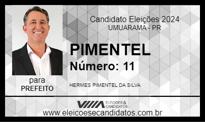 Candidato PIMENTEL 2024 - UMUARAMA - Eleições