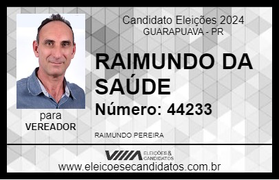 Candidato RAIMUNDO 2024 - GUARAPUAVA - Eleições