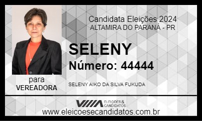 Candidato SELENY 2024 - ALTAMIRA DO PARANÁ - Eleições