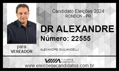 Candidato DR ALEXANDRE 2024 - RONDON - Eleições