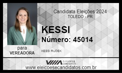 Candidato KÉSSI RUDEK 2024 - TOLEDO - Eleições