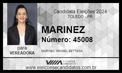 Candidato MARINEZ 2024 - TOLEDO - Eleições