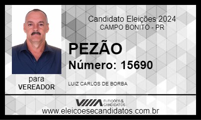 Candidato PEZÃO 2024 - CAMPO BONITO - Eleições