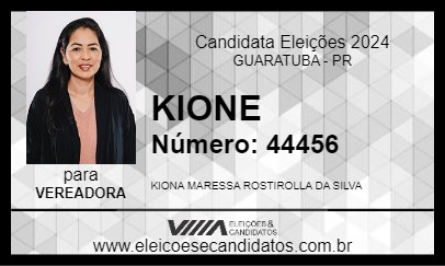 Candidato KIONE 2024 - GUARATUBA - Eleições