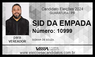 Candidato SID DA EMPADA 2024 - GUARATUBA - Eleições