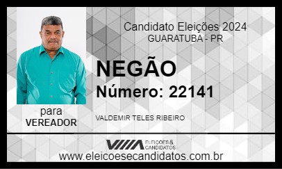 Candidato NEGÃO 2024 - GUARATUBA - Eleições