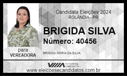 Candidato BRIGIDA SILVA 2024 - ROLÂNDIA - Eleições